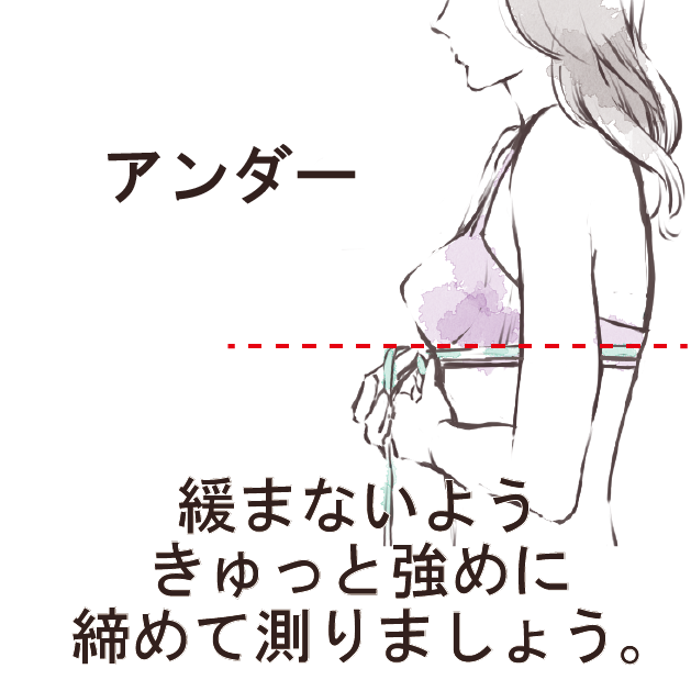アンダーバストサイズ