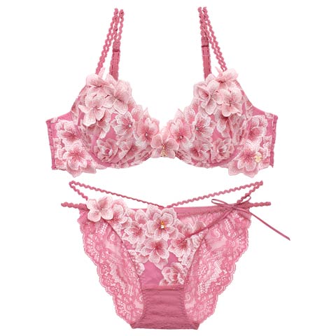 【明日花キララプロデュース/WhipBunny】Luminous Cherry Blossom Bra&Shorts / ルミナスチェリーブロッサムブラ＆ショーツ
